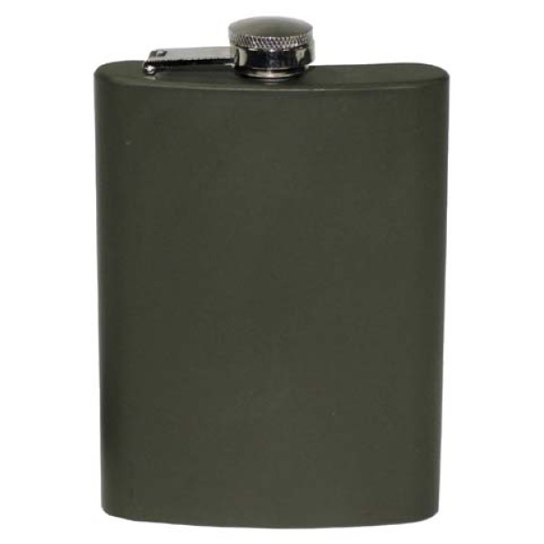 Ploskačka "nerez" MFH 33275A olivová - 225ml