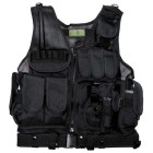 Vesta taktická U.S.M.C. MFH 04473A s opaskom - čierna