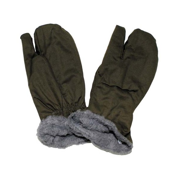 Rukavice originálne armádne zateplené ČSĽA "vz.55" MFH 615477 - olivovozelené