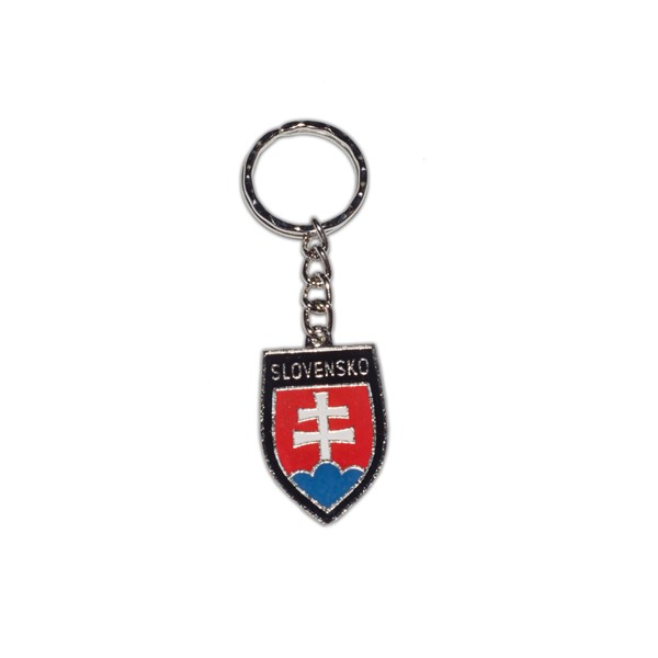 Prívesok na kľúče SVK veľký - čierno/strieborný