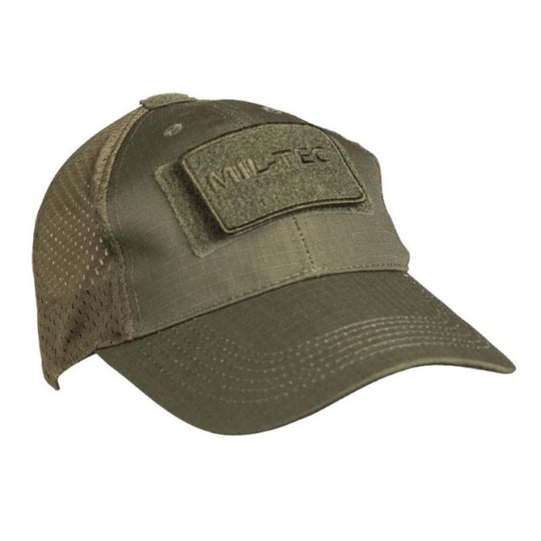 Šiltovka MIL-TEC Net Baseball Cap - olivová 