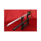 Meč ninja KAWASHIMA Yasunori s leštenou imitáciou hamonu 