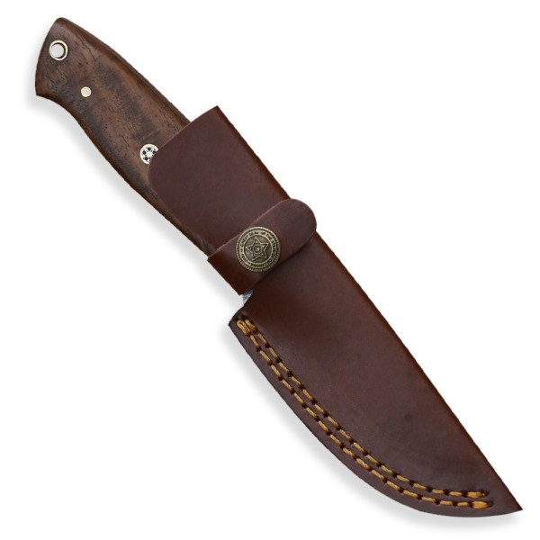 Nôž lovecký s pevnou čepeľou DELLINGER Rosewood Extasy 8" - damaškový