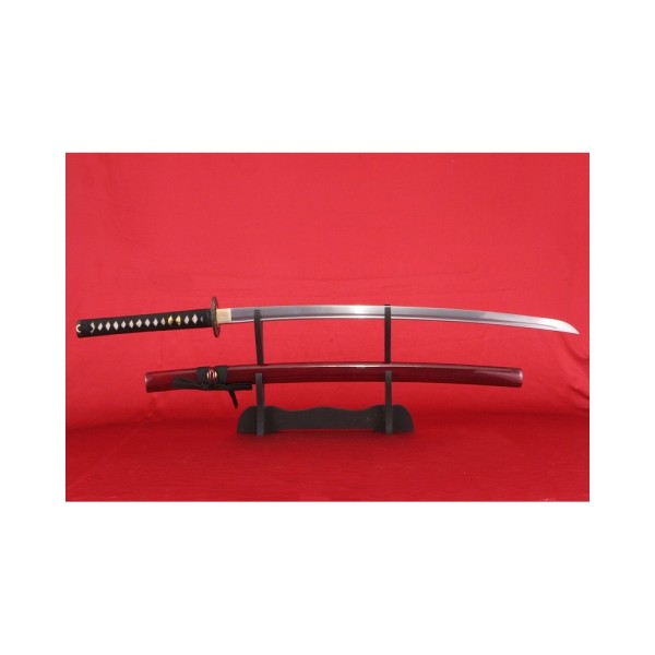 Meč katana KAWASHIMA Kjosai damaškový - čierny