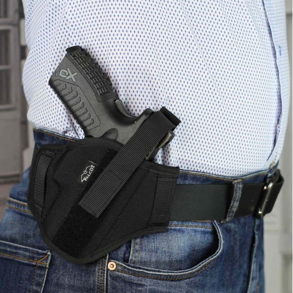 Puzdro FALCO OWB nylonové C501 pre GLOCK 17 - čierne