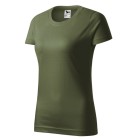 Tričko dámske MALFINI Basic 160g/m2 - olivové
