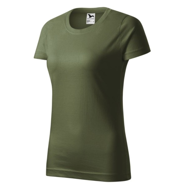 Tričko dámske MALFINI Basic 160g/m2 - olivové