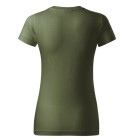 Tričko dámske MALFINI Basic 160g/m2 - olivové