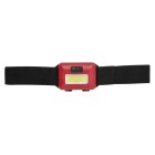 Svietidlo čelové EMOS COB LED P3538 110lm - červené