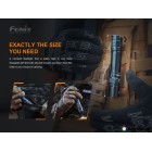Svietidlo taktické FENIX PD35 V3.0 nabíjateľné - čierne