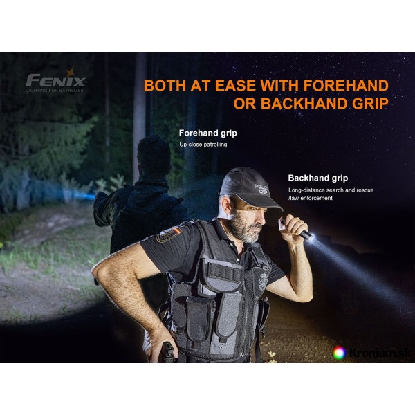 Svietidlo taktické FENIX PD35 V3.0 nabíjateľné - čierne