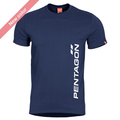 Tričko PENTAGON Vertical - mid blue