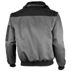 Bunda pilot QUALITEX Pilotenjacke kombinovaná - šedo/čierna