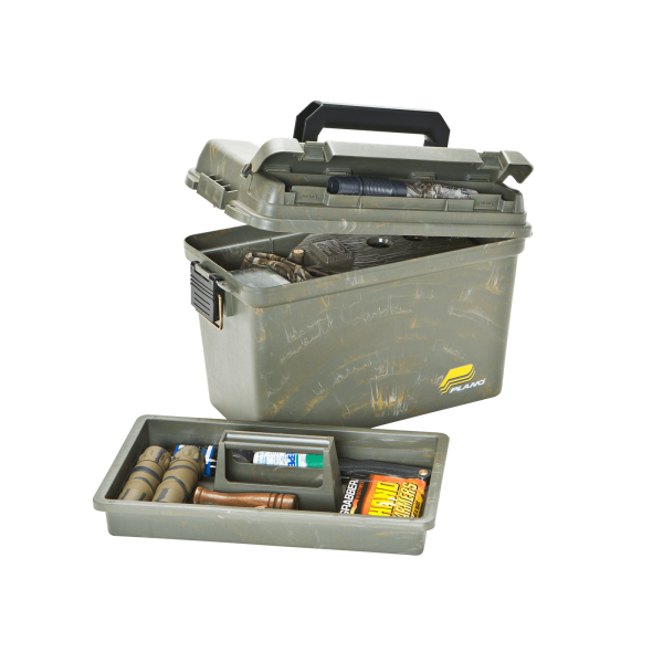Bedňa muničná plastová PLANO Field Ammo Box Large s priehradkou, 10,5l - camo