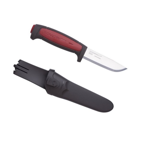 Nôž outdoorový s pevnou čepeľou MORAKNIV Pro C Carbon Steel - červený