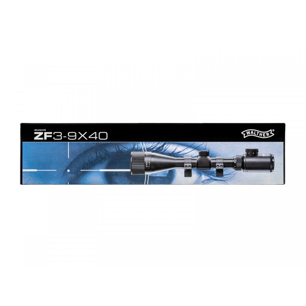 Puškohľad WALTHER 3-9x40 FI s montážou 11mm, osvetlený - čierny