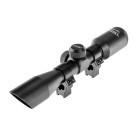 Puškohľad WALTHER 4x32 Compact so zvýšenou montážou 11mm a podhľadom
