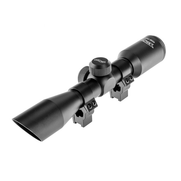 Puškohľad WALTHER 4x32 Compact so zvýšenou montážou 11mm a podhľadom