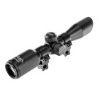 Puškohľad WALTHER 4x32 Compact so zvýšenou montážou 11mm a podhľadom