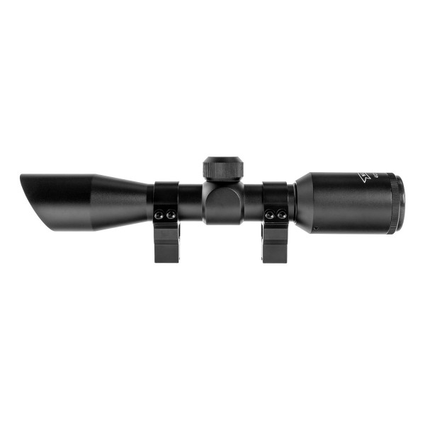 Puškohľad WALTHER 4x32 Compact so zvýšenou montážou 11mm a podhľadom