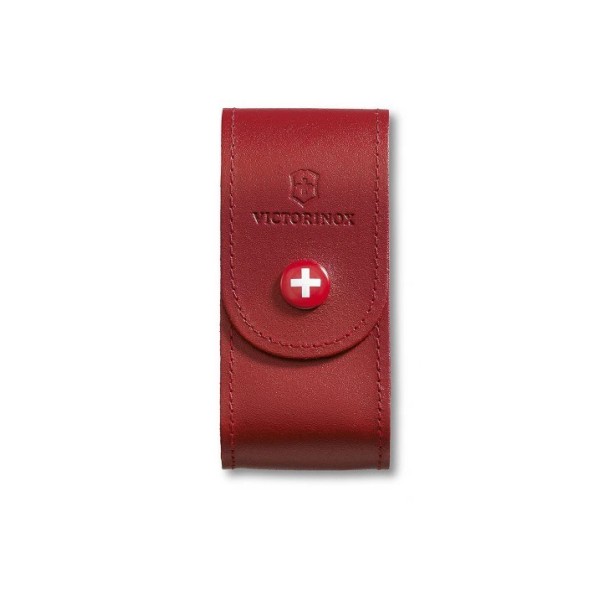 Puzdro na nože VICTORINOX 4.0521.1 kožené - červené