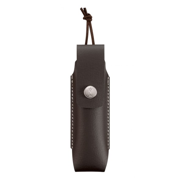 Puzdro na nôž OPINEL Alpine, kožené - hnedé