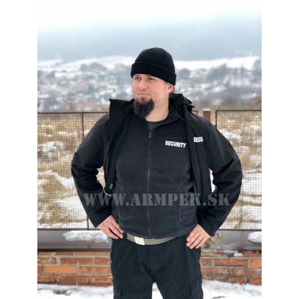 Bunda SECURITY kombinovaná 3v1 - čierna