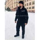Bunda SECURITY kombinovaná 3v1 - čierna