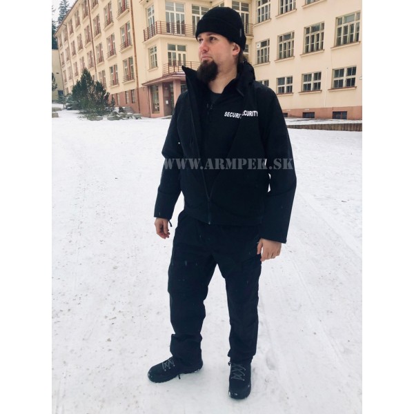 Bunda SECURITY kombinovaná 3v1 - čierna