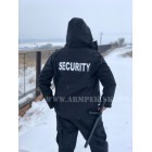 Bunda SECURITY kombinovaná 3v1 - čierna