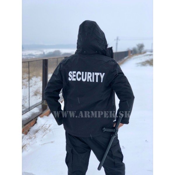 Bunda SECURITY kombinovaná 3v1 - čierna