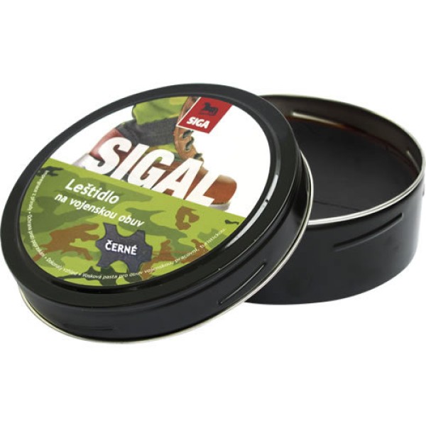 Leštidlo na vojenskú obuv SIGAL, 100g - čierne