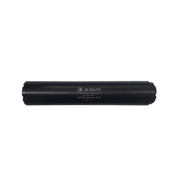 Tlmič hluku výstrelu M. KRUTÝ .357 Mag M15x1
