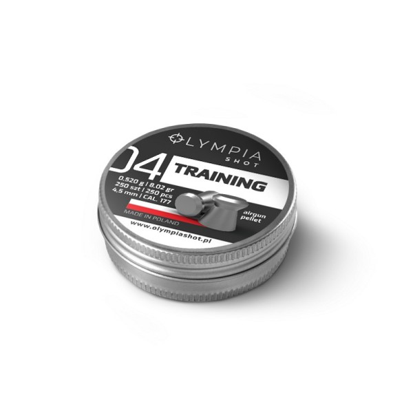 Diabolky OLYMPIA Training 0,520g, kal. 4,5mm, 250ks- ploché