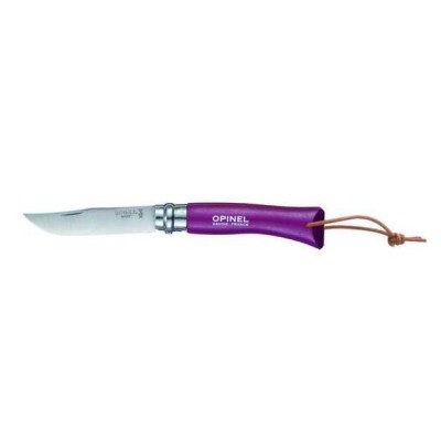 Nôž zatvárací outdoorový OPINEL N°07 INOX Trekking, fialový - hrab