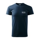 Tričko MESTSKÁ POLÍCIA - navy modrá