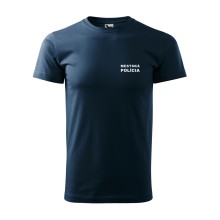 Tričko MESTSKÁ POLÍCIA - navy modrá