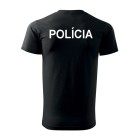Tričko POLÍCIA - čierne