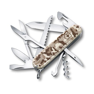 Nôž zatvárací multifunkčný VICTORINOX 1.3713.941 Huntsman, 91mm - desert camouflage