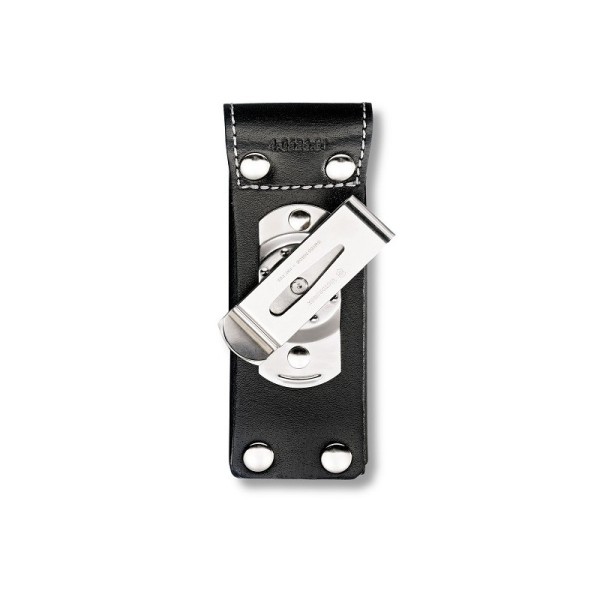 Puzdro na nože VICTORINOX 4.0524.31 s rotačným klipom, kožené - čierne