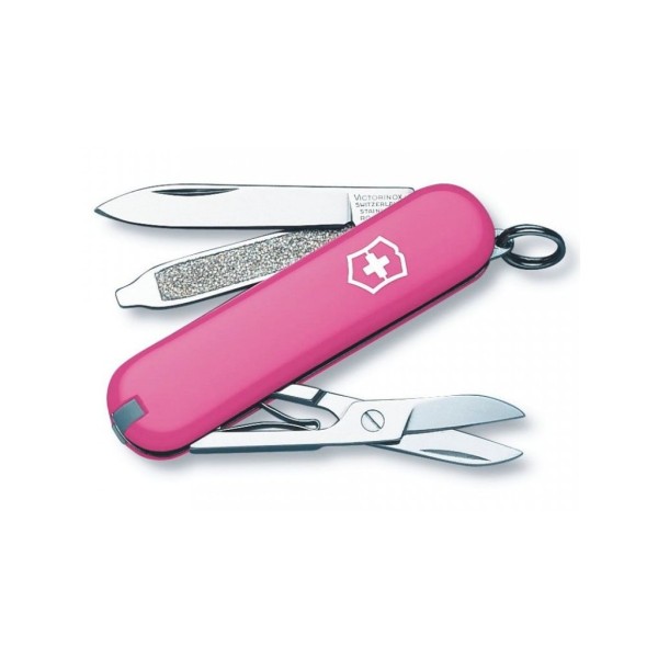 Nôž zatvárací multifunkčný VICTORINOX 0.6223.51G Classic SD, 58mm - ružový