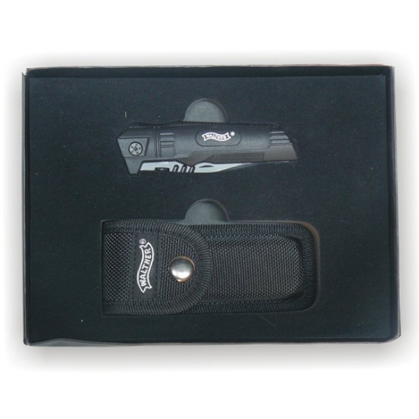 Nôž zatvárací taktický WALTHER SCK Subcompanion Knife - čierny