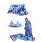 Pončo vinylové s kapucňou MFH 08201 - čierne