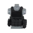 Vesta taktická 8FIELDS Lightweight AAV FSBE Assault Vest System V2 - čierna