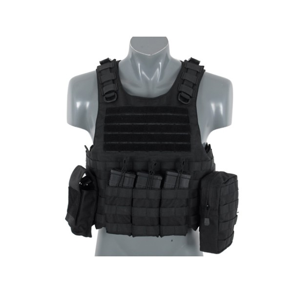 Vesta taktická 8FIELDS Lightweight AAV FSBE Assault Vest System V2 - čierna