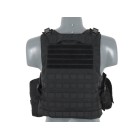 Vesta taktická 8FIELDS Lightweight AAV FSBE Assault Vest System V2 - čierna