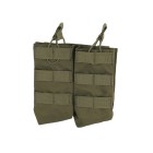 Sumka na 2 zásobníky pre AK 7,62x39mm - olivová
