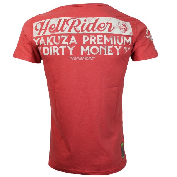 Tričko YAKUZA Hell Rider - červené
