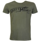Tričko YAKUZA Dirty Money - olivové