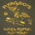 Tričko YAKUZA Flying Riots - olivové